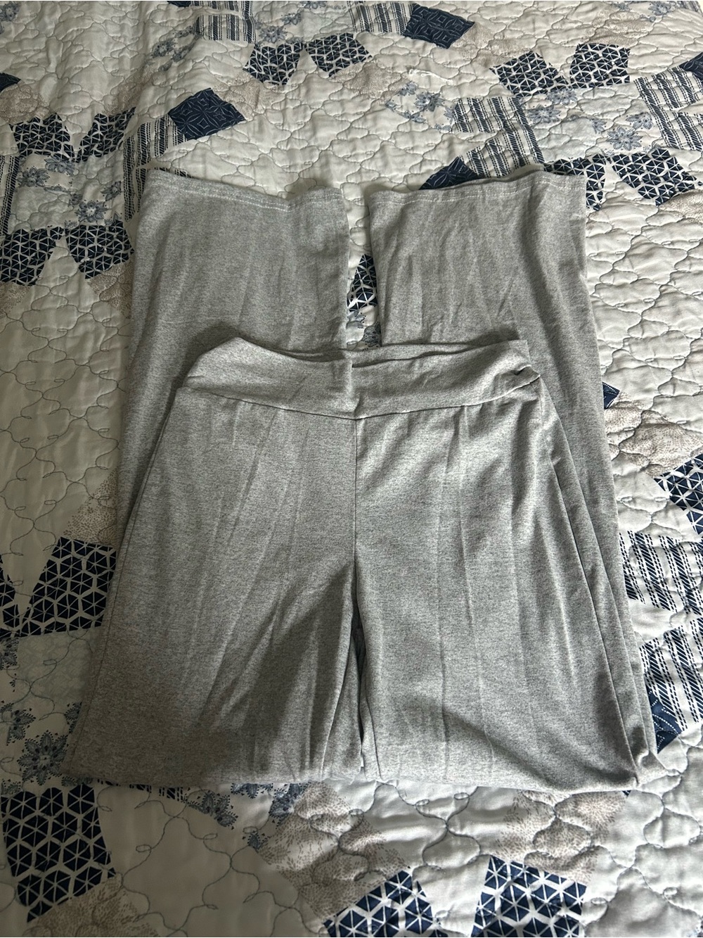 SHEIN Light Gray Knit Lounge Pants